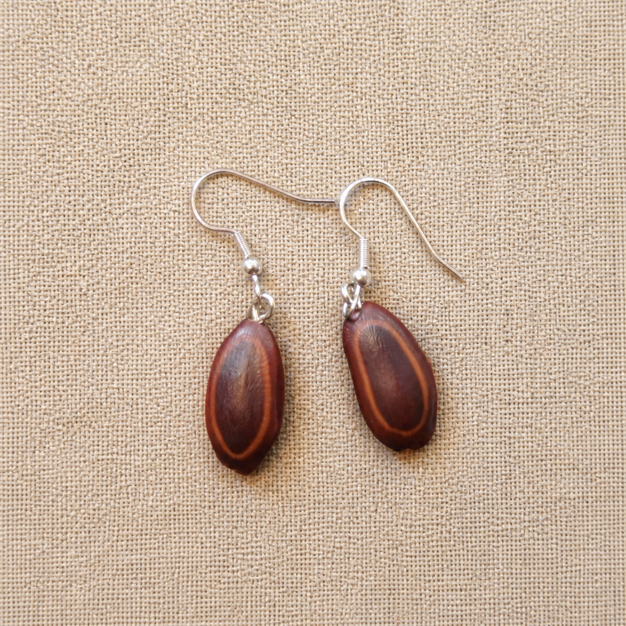 Oval Seed Earrings